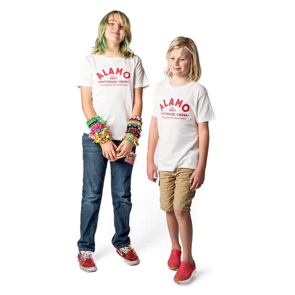 Alamo Drafthouse Shushing Since '97 T-shirt Models