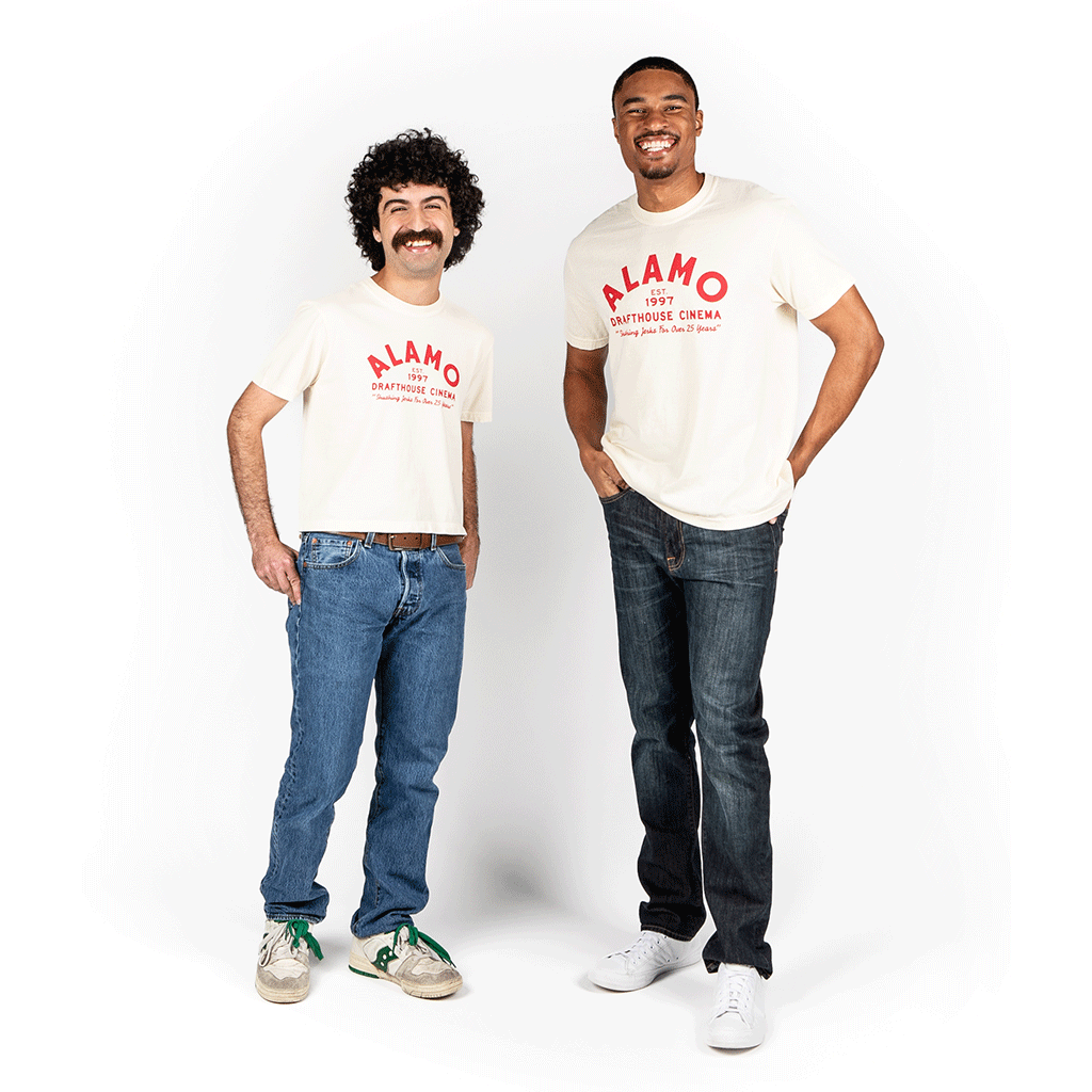 Alamo Drafthouse Shushing Since '97 T-shirt Models
