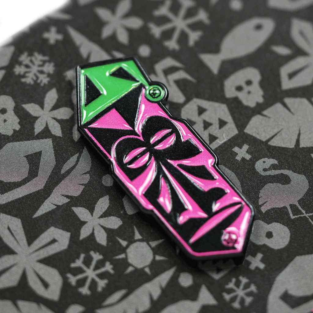 Alamo Drafthouse Holiday in Paradise Tiki Enamel Pin