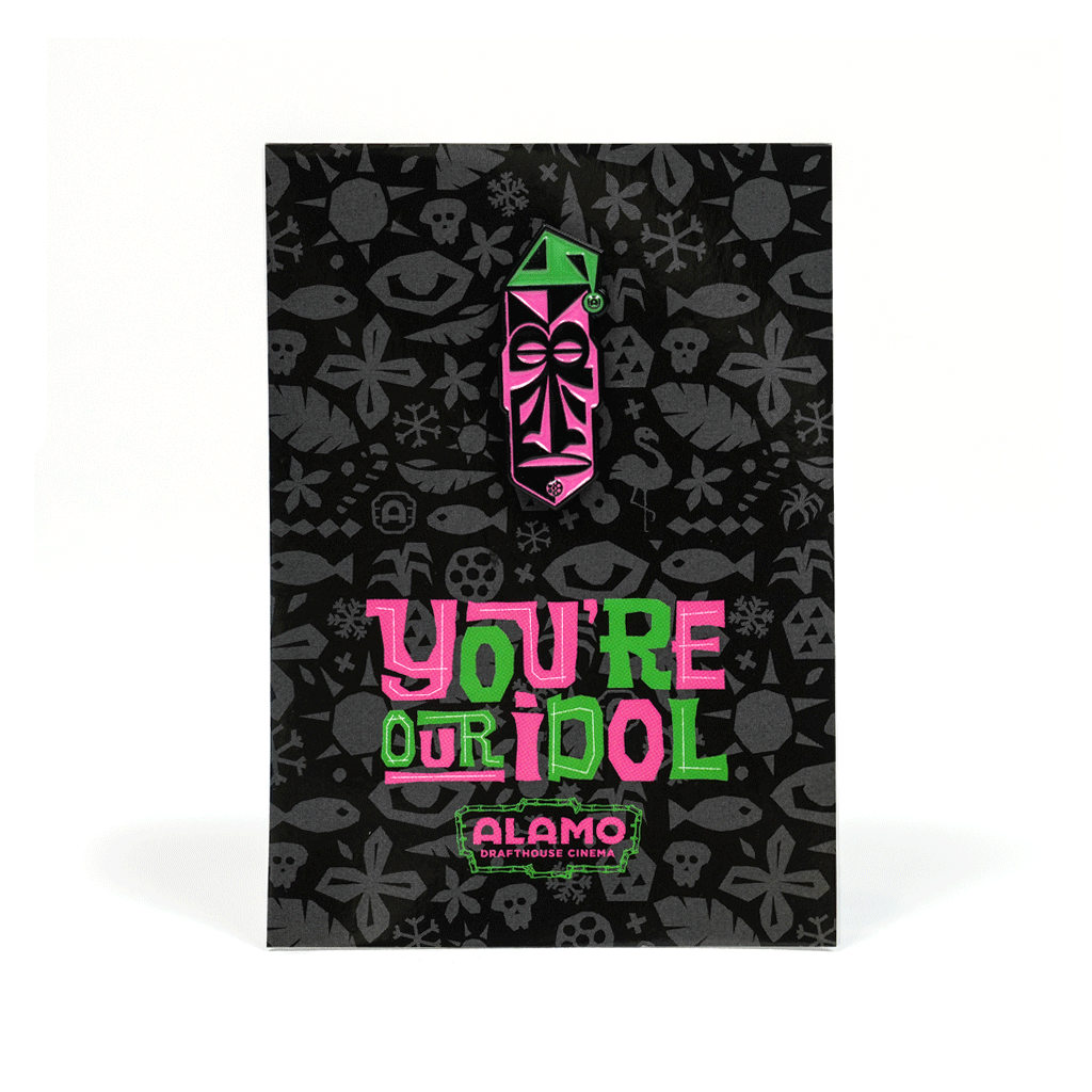 Alamo Drafthouse Holiday in Paradise Tiki Enamel Pin