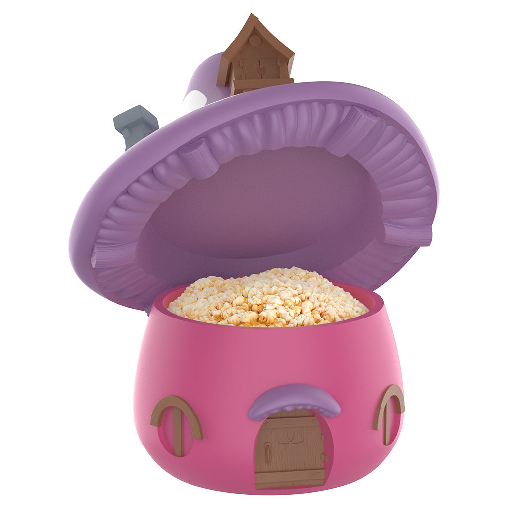SMURFS Popcorn Bucket filled with popcorn