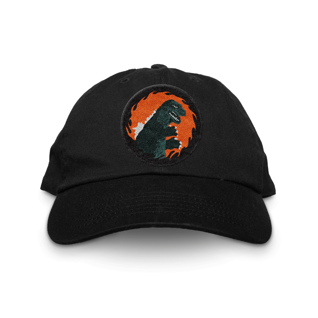 GODZILLAキャップ Toho Godzilla Patch Flat Brim Snapback Hat | GameStop
