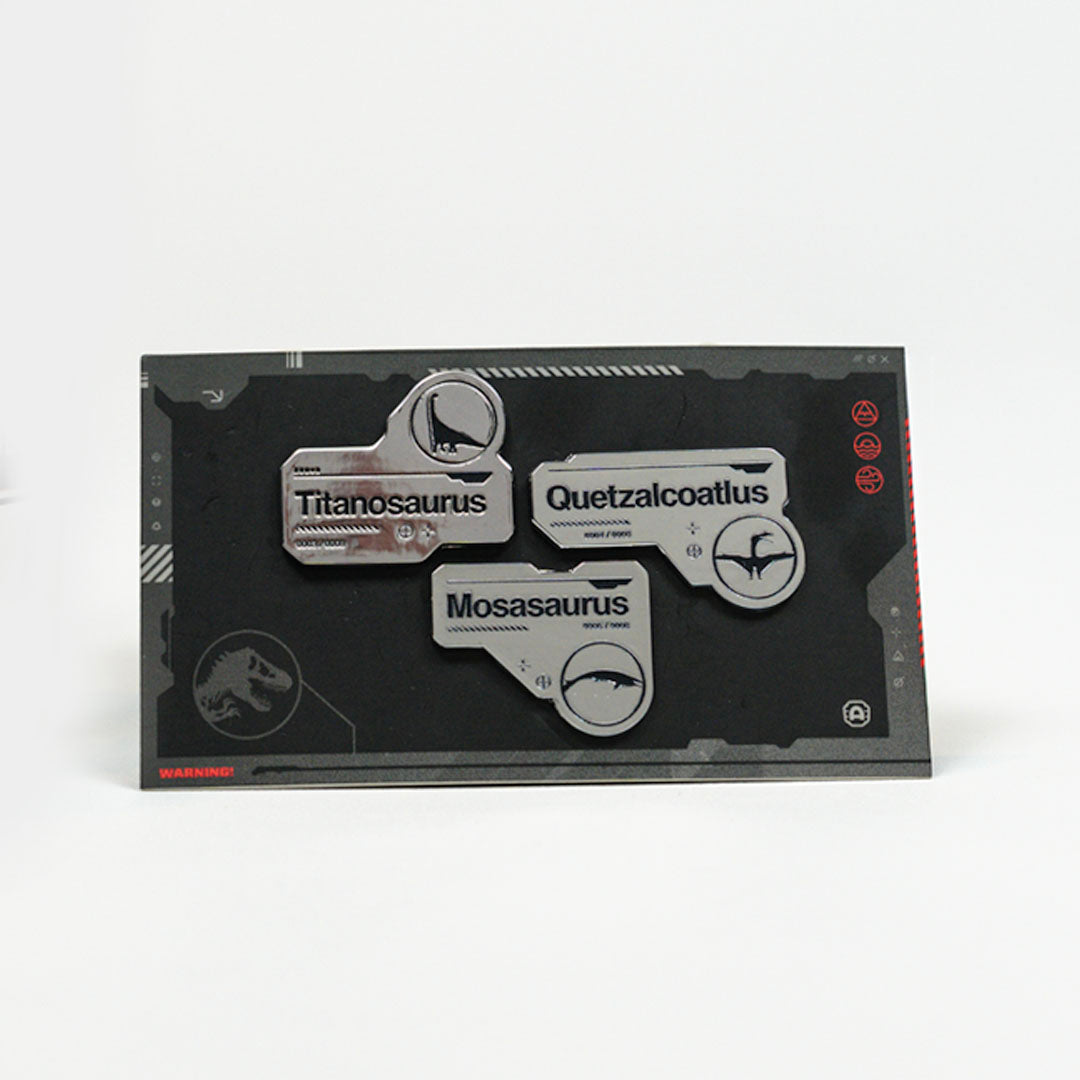 JURASSIC WORLD REBIRTH Enamel Pin Set