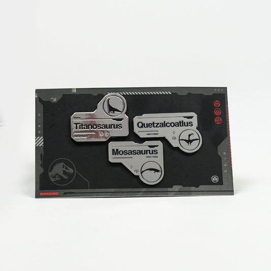 JURASSIC WORLD REBIRTH Enamel Pin Set