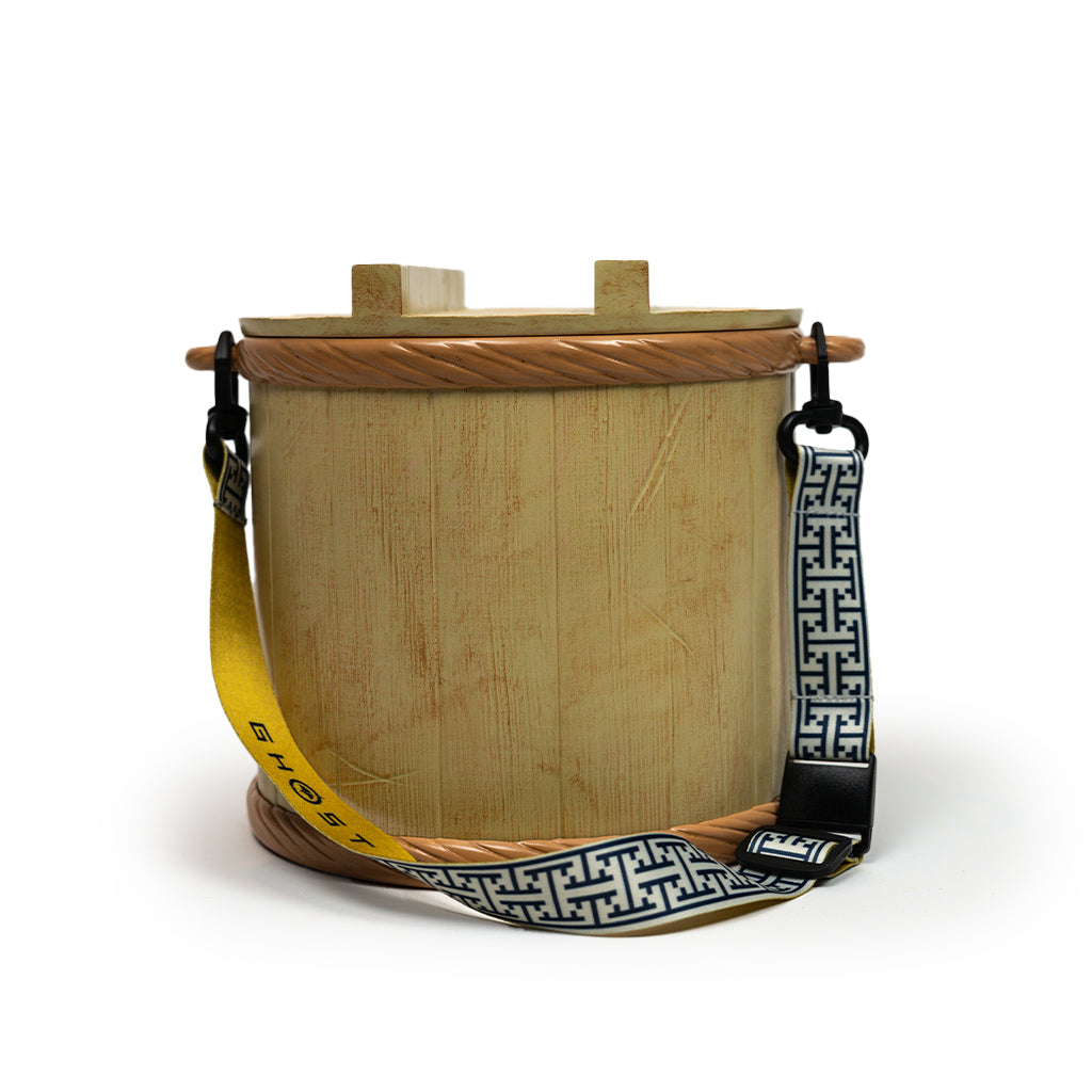 back of Ghost of Yōtei Popcorn Bucket