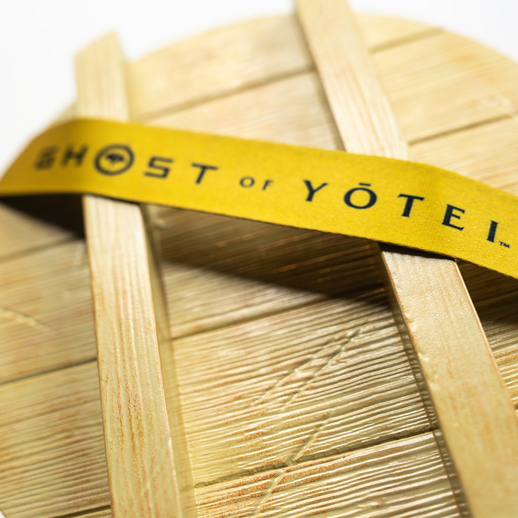 close-up of the strap on the Ghost of Yōtei Popcorn Bucket
