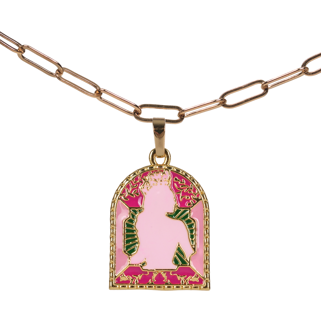 Glinda side of the WICKED: FOR GOOD Charm attached to the Paperclip Charm Chain