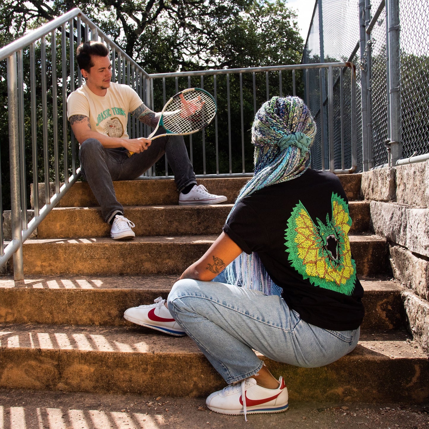Jurassic Tennis T-Shirt
