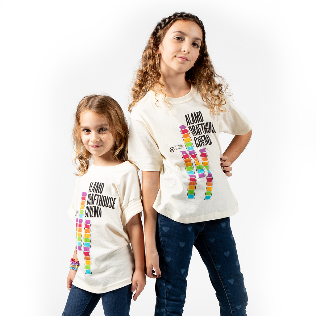 girls wearing Alamo Drafthouse Best Darn T-Shirt