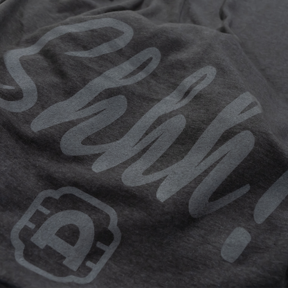 close-up of Alamo Drafthouse Shhhhhhh! Sweatshirt Blanket