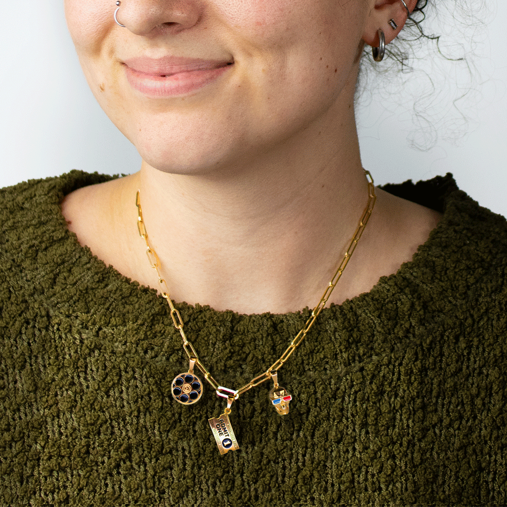 Alamo Drafthouse 3D Skull Charm