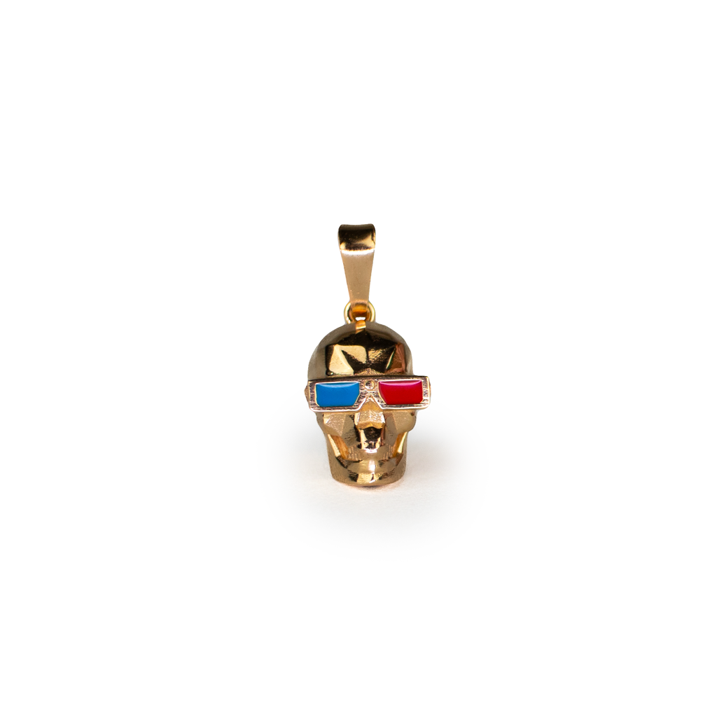 Alamo Drafthouse 3D Skull Charm