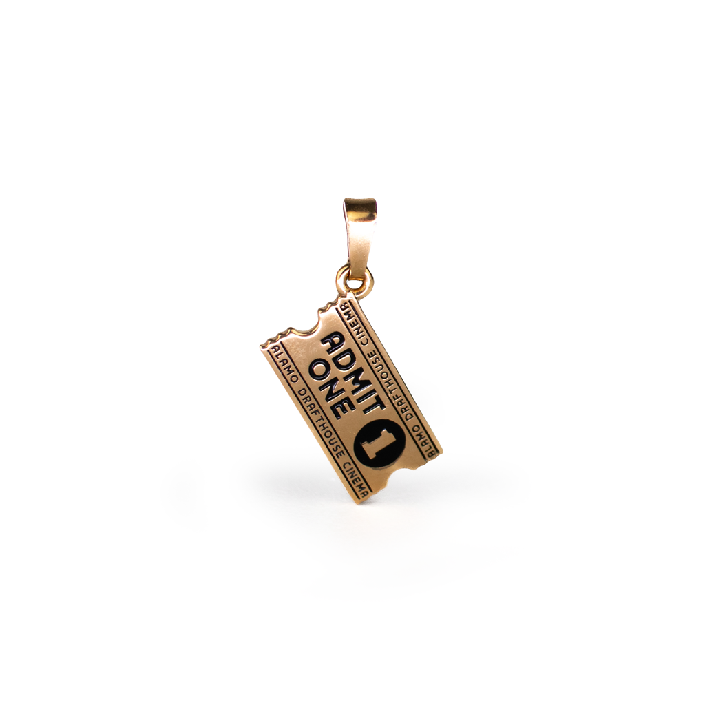 Alamo Drafthouse Movie Ticket Charm