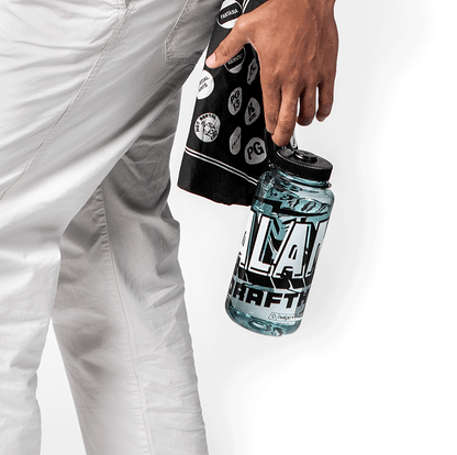 Alamo Drafthouse Lil' Shot 16-oz Nalgene Water Bottle Lifestyle Model