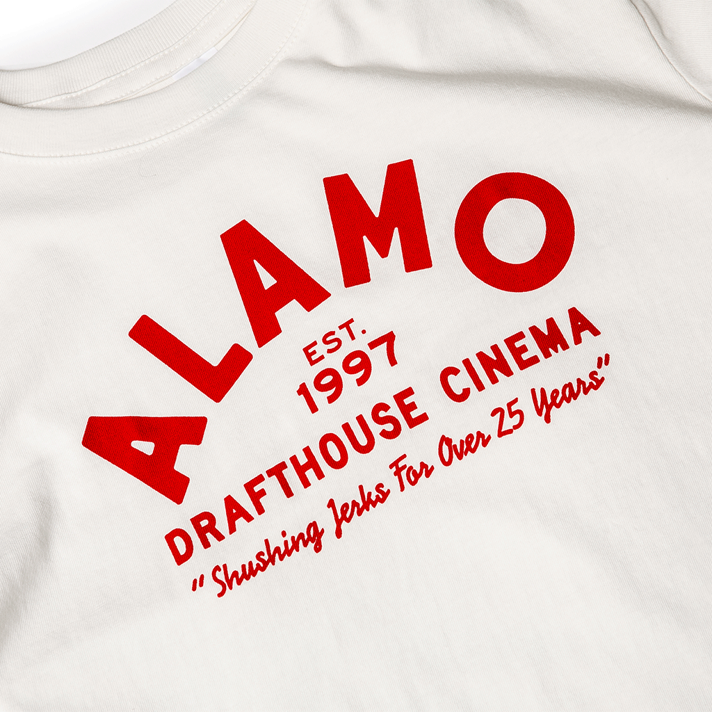 Shushing Since 97 T Shirt AlamoMart Alamo Drafthouse