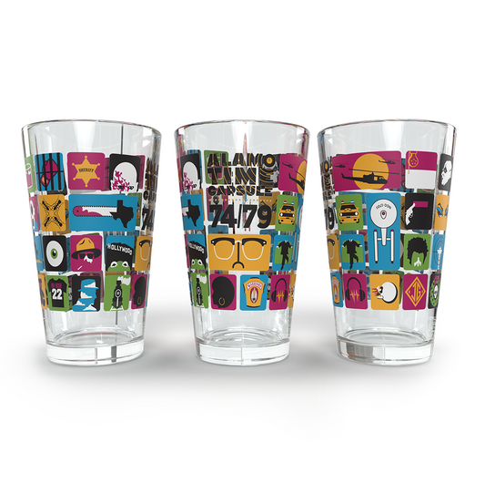 Alamo TIME CAPSULES 1974 / 1979 Pint Glass