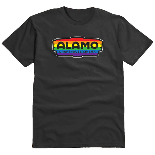 Alamo Drafthouse Pride Edition Logo Charcoal Shirt