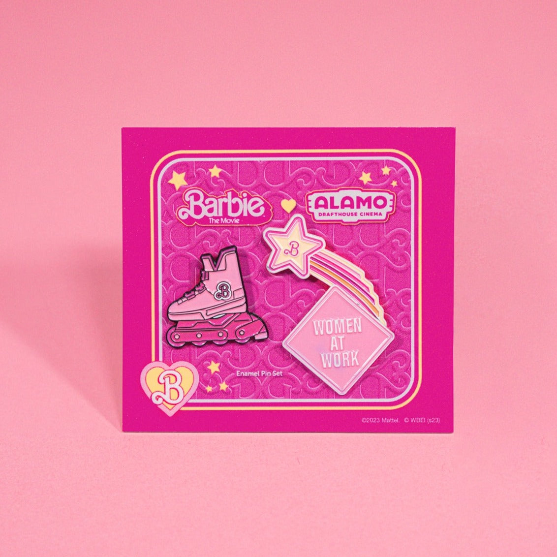 Barbie x Alamo Drafthouse Enamel Pin Set