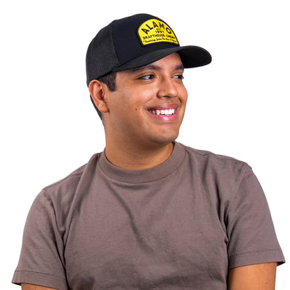 man wearing Professional Shusher Trucker Hat