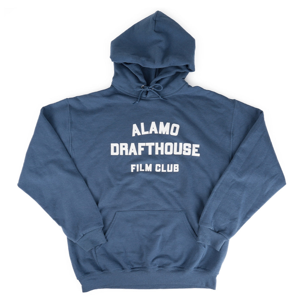 Alamo Drafthouse Film Club Hoodie in denim blue