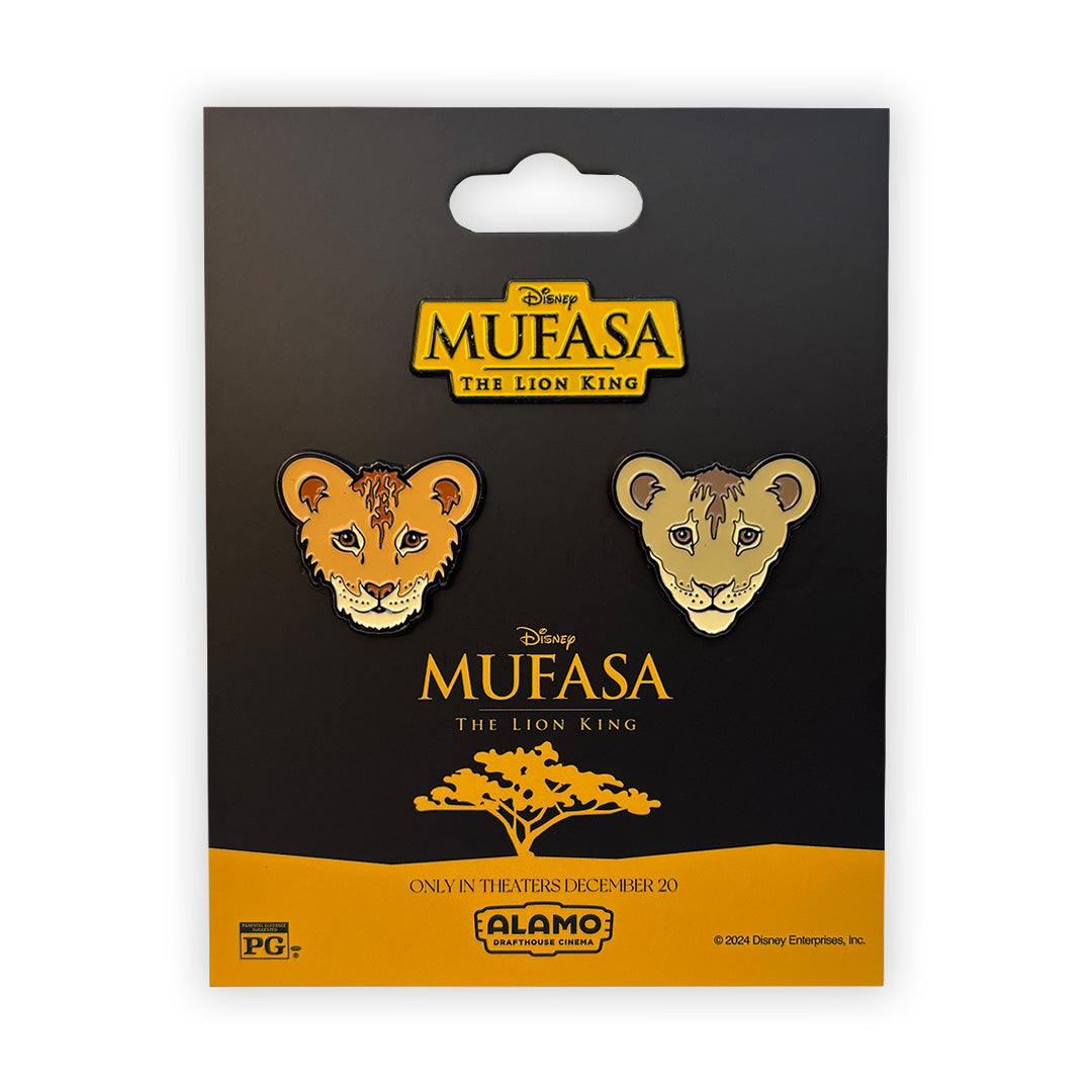 MUFASA: THE LION KING x Alamo Drafthouse Collectible Enamel Pin Set