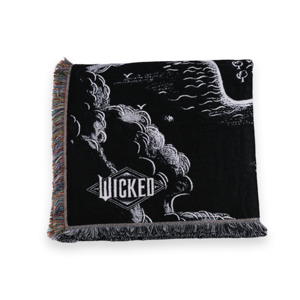 WICKED: FOR GOOD Map of Oz Blanket folded