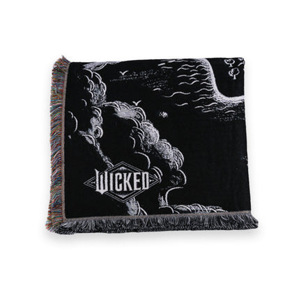 WICKED: FOR GOOD Map of Oz Blanket folded