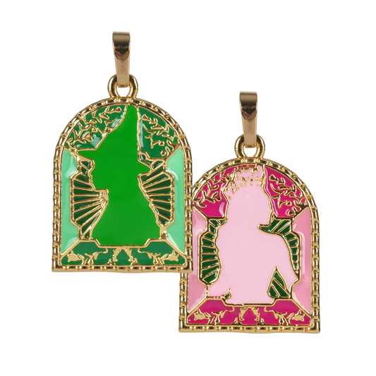 both sides of the WICKED: FOR GOOD Charm